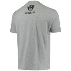 Brooklyn Nets BALL'N Since 2012 T-Shirt Heathered Gray outlet
