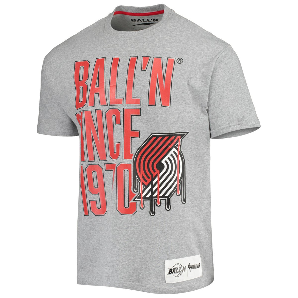 Portland Trail Blazers BALL'N Since 1970 T-Shirt Heathered Gray outlet