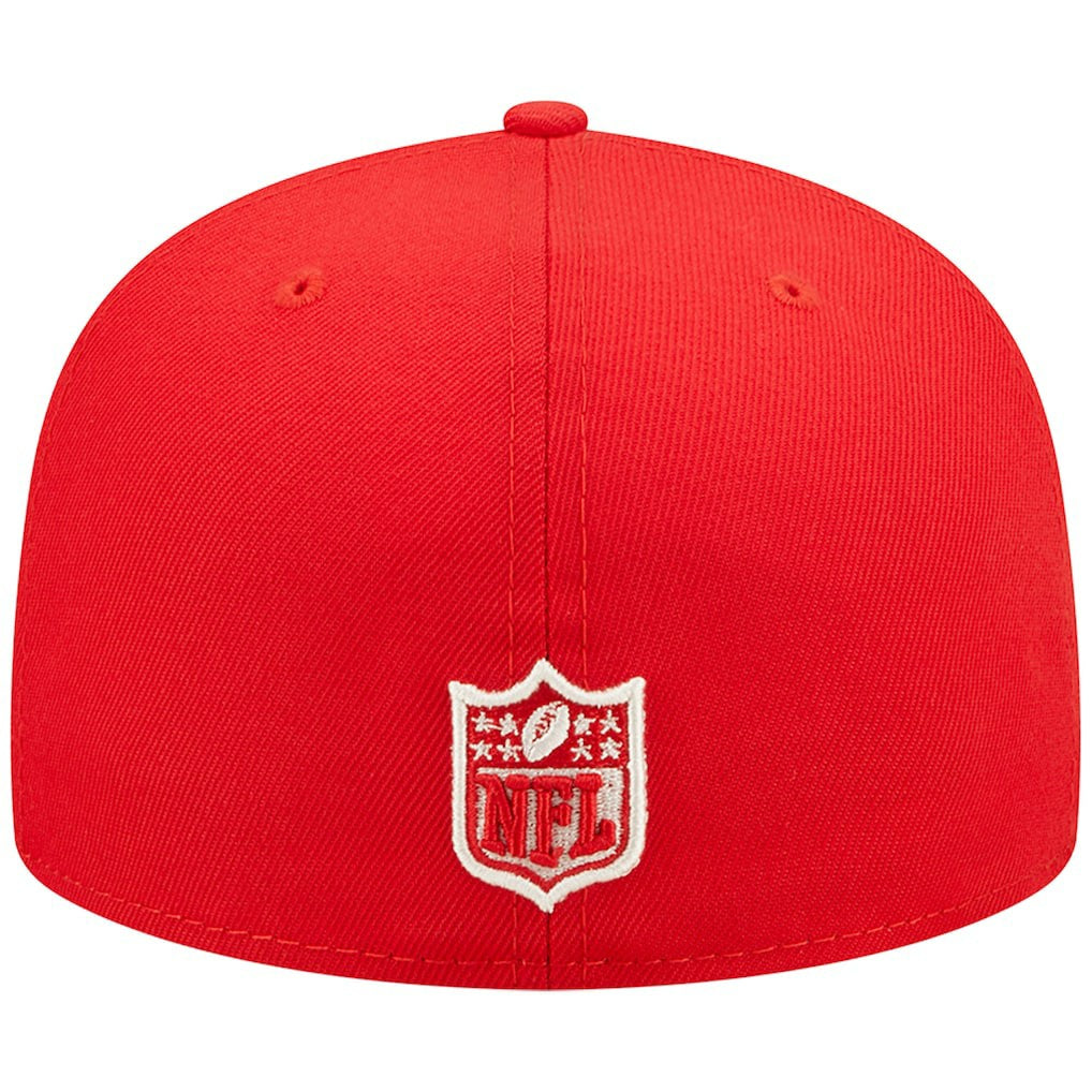 Kansas City Chiefs New Era Super Bowl IV Pop Sweat 59FIFTY Fitted Hat - Red Hats