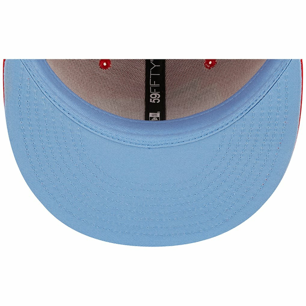 Kansas City Chiefs New Era Super Bowl IV Pop Sweat 59FIFTY Fitted Hat - Red Hats