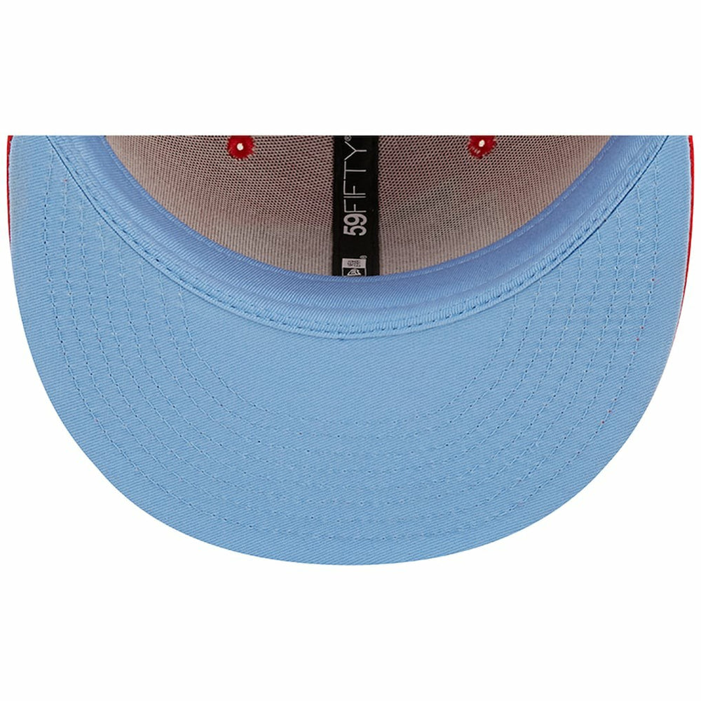 Kansas City Chiefs New Era Super Bowl IV Pop Sweat 59FIFTY Fitted Hat - Red Hats