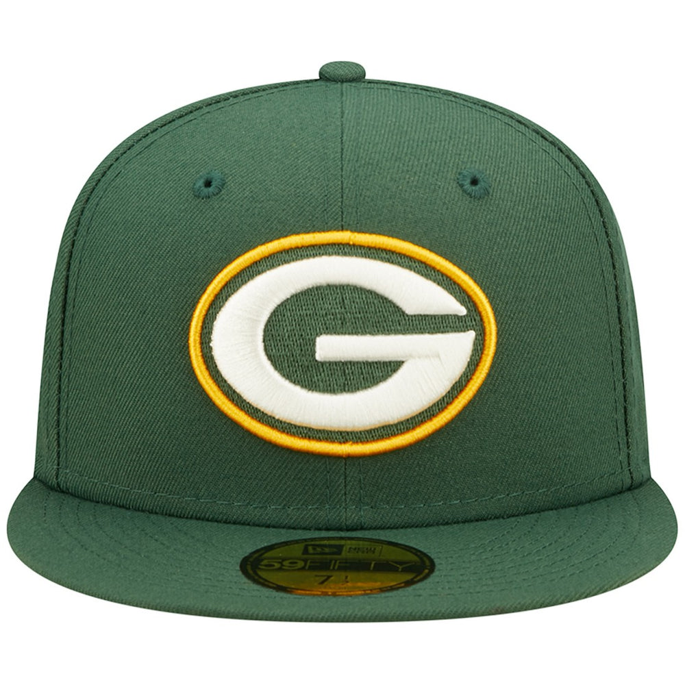 Green Bay Packers New Era Super Bowl XXXI Purple Pop Sweat 59FIFTY Fitted Hat - Green Hats