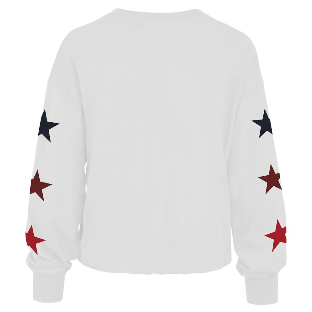 Brooklyn Nets '47 Women's 2021/22 City Edition Call Up Parkway Long Sleeve T-Shirt White - 47 brand outlet