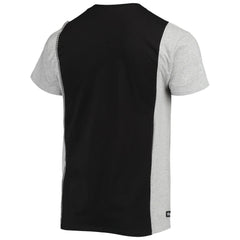 Los Angeles Chargers Refried Apparel Sustainable Split T-Shirt - Black/Heathered Gray T-shirts