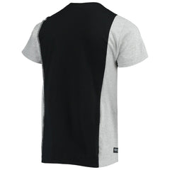 Los Angeles Rams Refried Apparel Sustainable Split T-Shirt - Black/Heathered Gray T-shirts