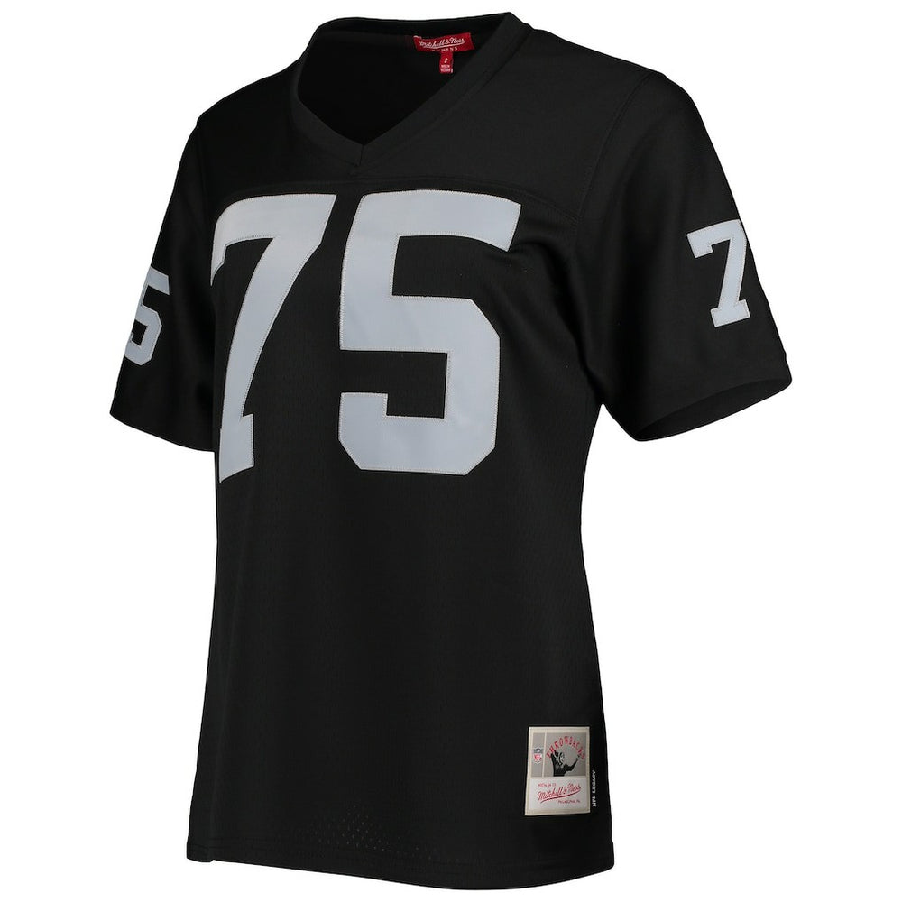 Howie Long Las Vegas Raiders Women's Legacy Replica Player Jersey - Black Jerseys