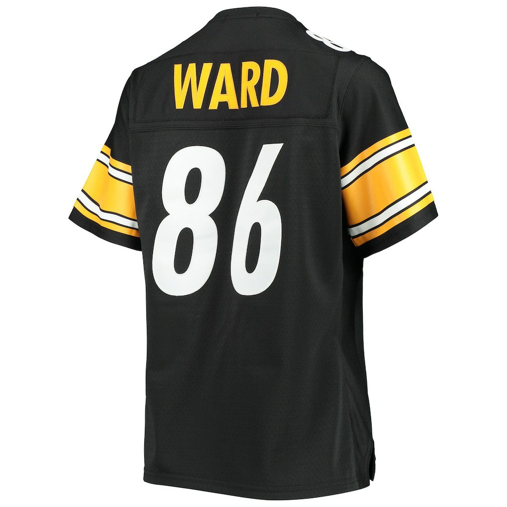 Hines Ward Pittsburgh Steelers Women's Legacy Replica Player Jersey - Black Jerseys