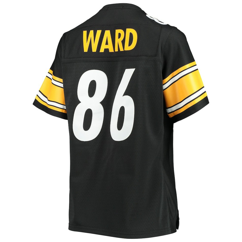 Hines Ward Pittsburgh Steelers Women's Legacy Replica Player Jersey - Black Jerseys