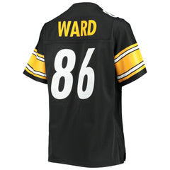 Hines Ward Pittsburgh Steelers Women's Legacy Replica Player Jersey - Black Jerseys