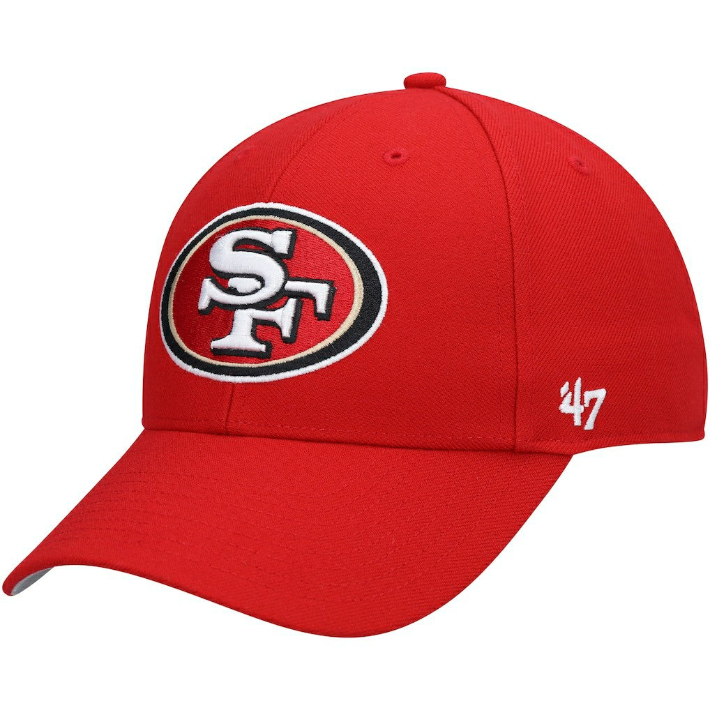 San Francisco 49ers '47 Logo MVP Adjustable Hat - Scarlet Hats
