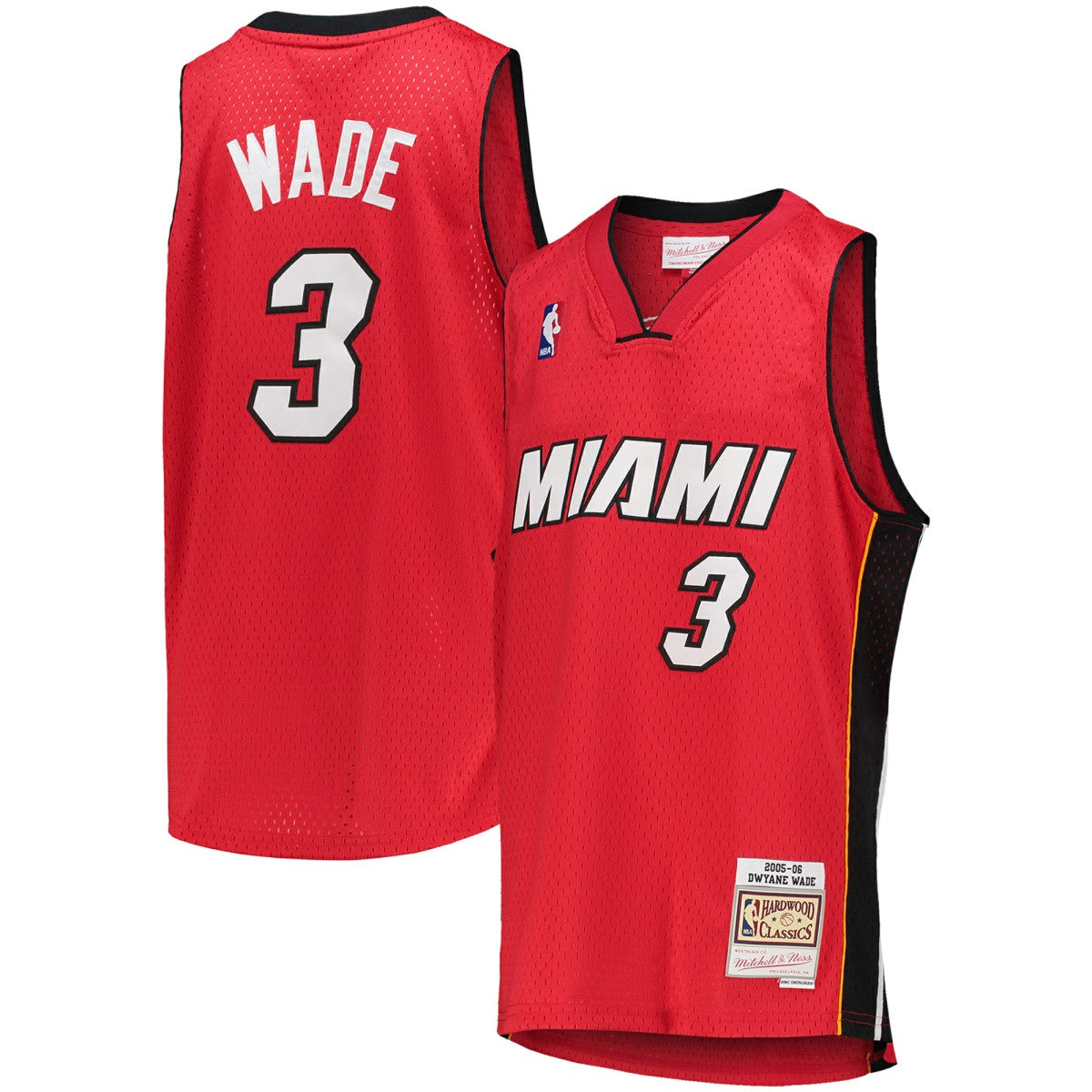Dwyane Wade Miami Heat Youth 2005/06 Hardwood Classics Swingman Jersey Red - Mitchell & Ness outlet