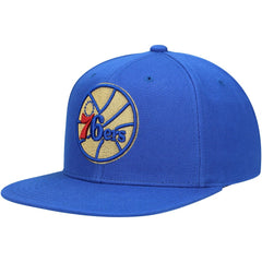 Philadelphia 76ers 50th Anniversary Snapback Hat Royal - Mitchell & Ness