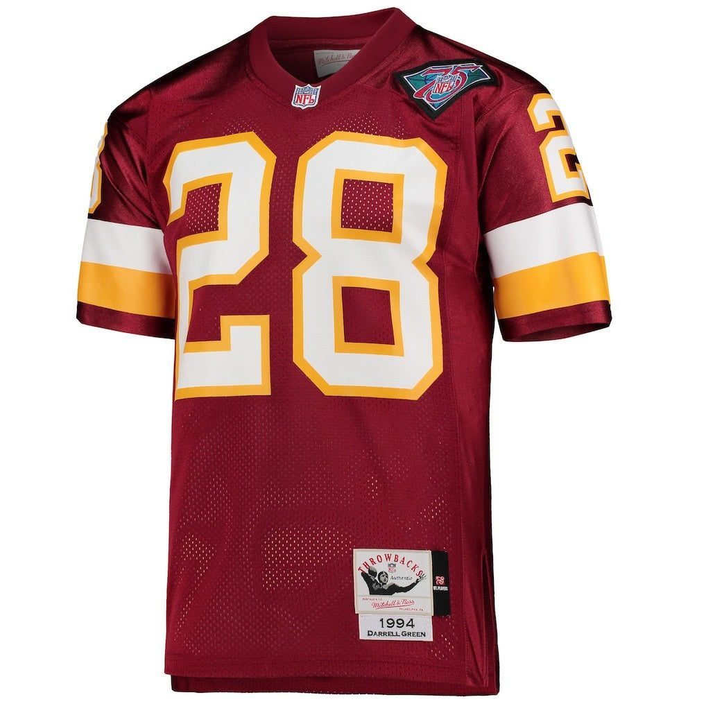 Darrell Green Washington Football Team 1994 Authentic Throwback Retired Player Jersey - Burgundy Jerseys
