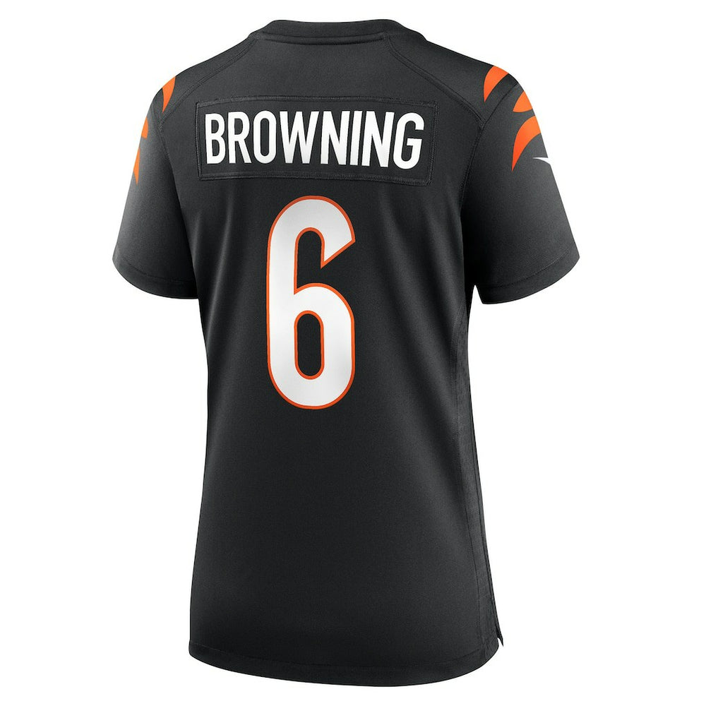 Jake Browning Cincinnati Bengals Women's Game Jersey - Black Jerseys