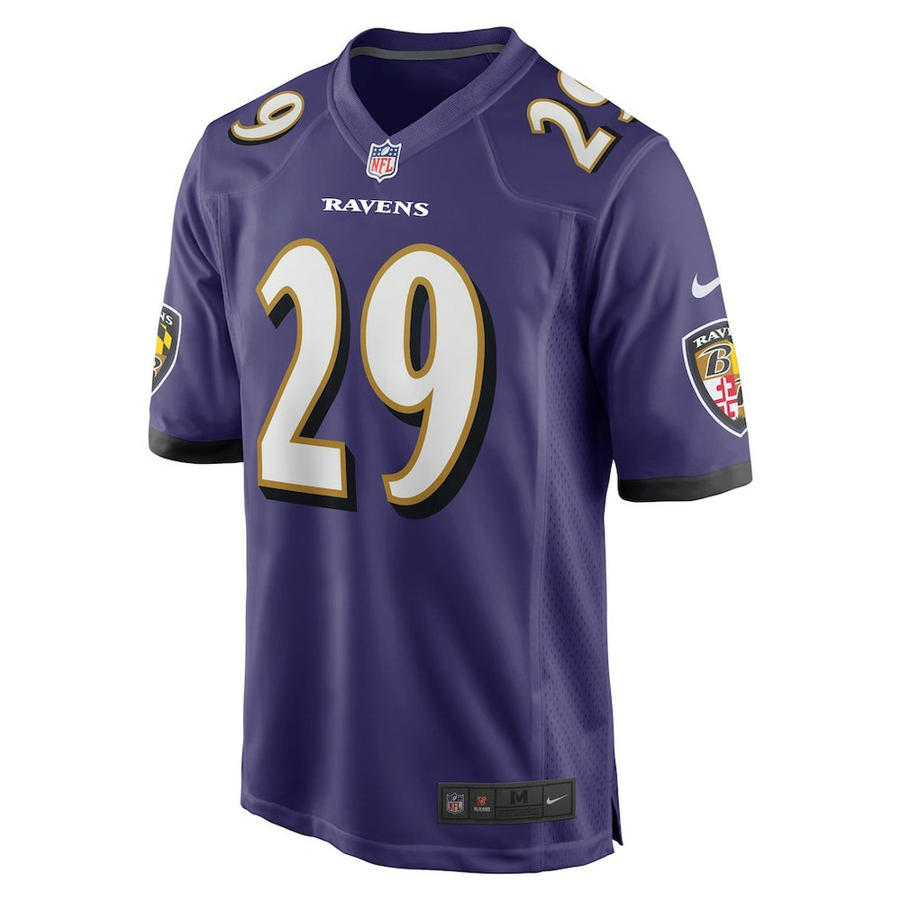 Ar'Darius Washington Baltimore Ravens Player Game Jersey - Purple Jerseys