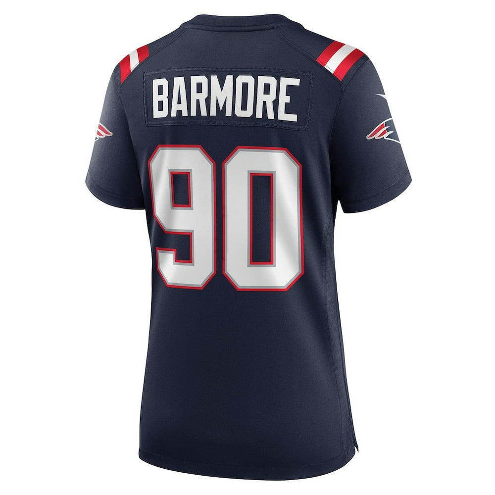 Christian Barmore New England Patriots Women's Game Jersey - Navy Jerseys