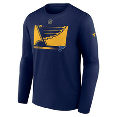St. Louis Blues Fanatics Authentic Pro Core Collection Secondary Long Sleeve T-Shirt - Navy | US 4498555