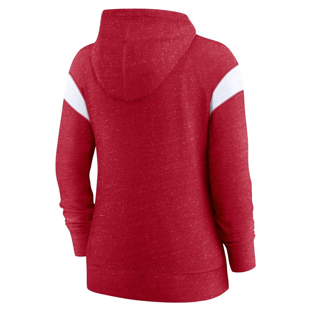 Tampa Bay Buccaneers Women's Monaco Lightweight Full-Zip Hoodie - Red/White Hoodies