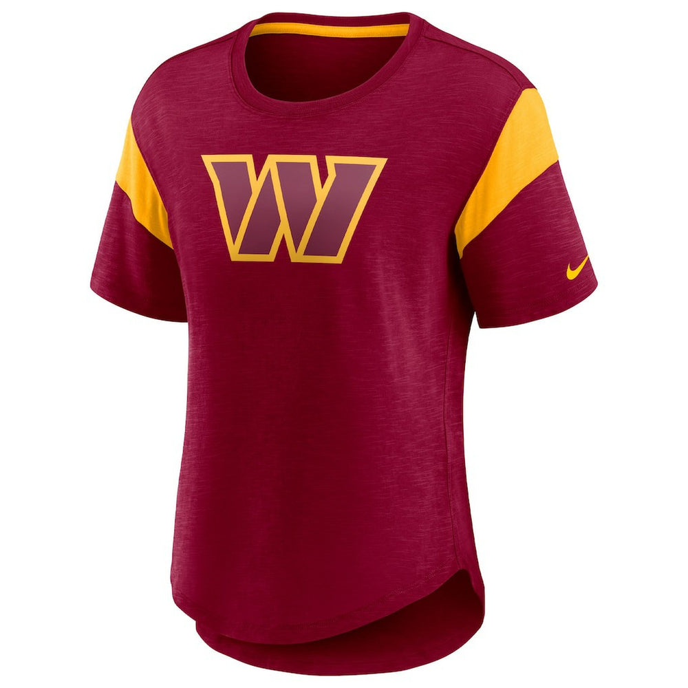 Washington Commanders Women's Primary Logo Fashion Top - Burgundy Tops