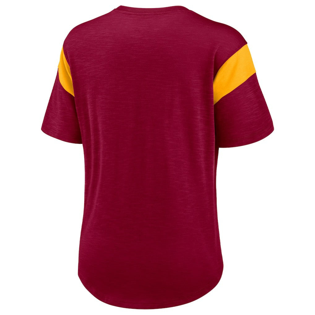 Washington Commanders Women's Primary Logo Fashion Top - Burgundy Tops