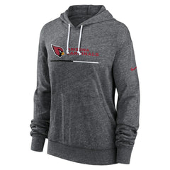 Arizona Cardinals Women's Team Spirit Gym Vintage Lightweight Hoodie Top - Heather Charcoal Hoodies