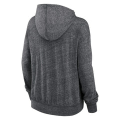 Kansas City Chiefs Women's Team Spirit Gym Vintage Lightweight Hoodie Top - Heather Charcoal Hoodies