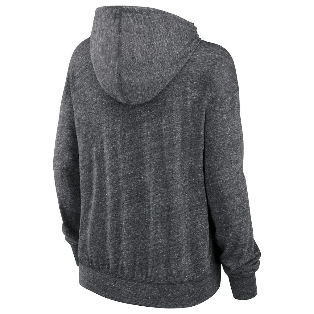 Washington Commanders Women's Team Spirit Gym Vintage Lightweight Hoodie Top - Heather Charcoal Hoodies