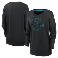 Carolina Panthers Women's Rewind Playback Icon Performance Pullover Sweatshirt - Black Pullover