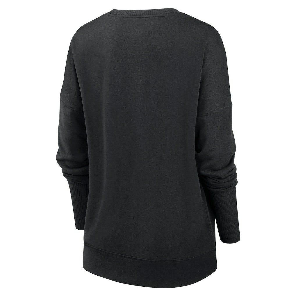 Carolina Panthers Women's Rewind Playback Icon Performance Pullover Sweatshirt - Black Pullover