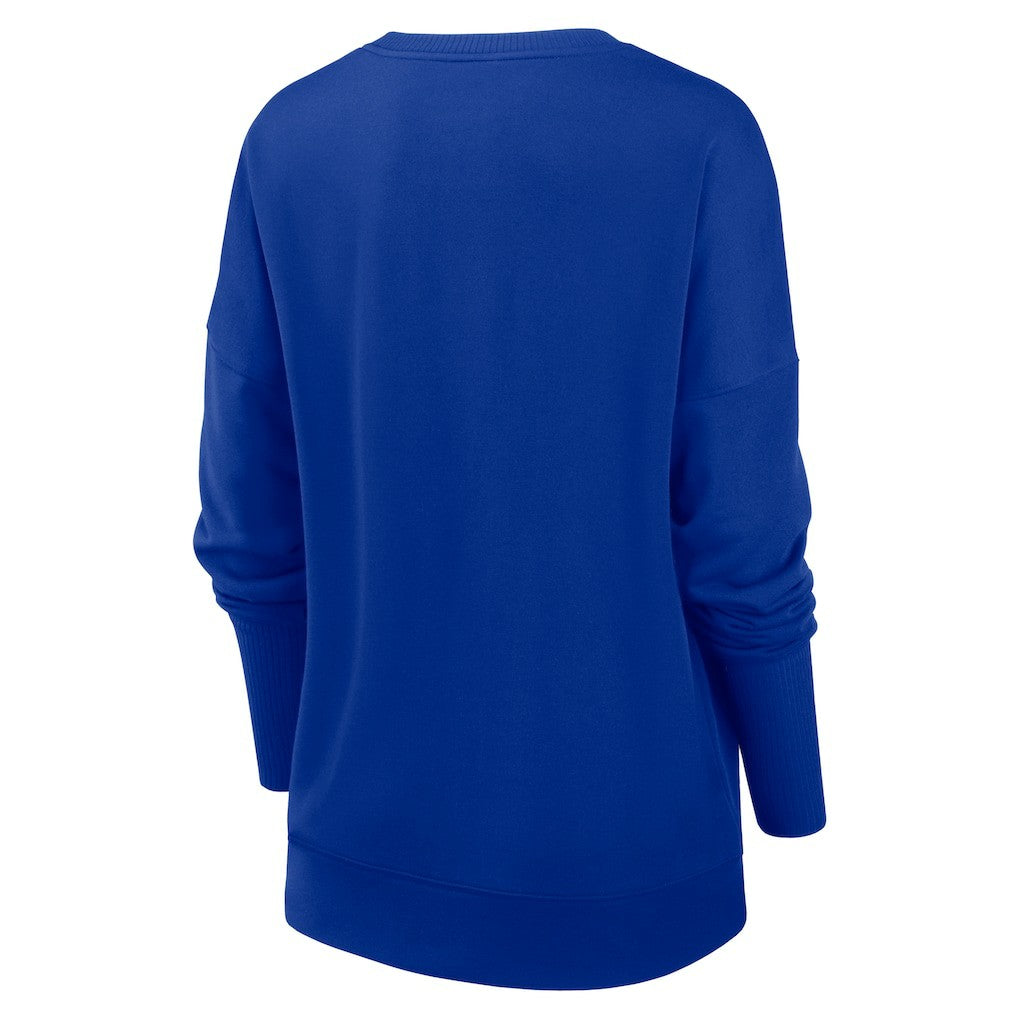 Buffalo Bills Women's Rewind Playback Icon Performance Pullover Sweatshirt - Royal Pullover