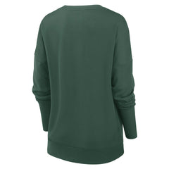 Green Bay Packers Women's Rewind Playback Icon Performance Pullover Sweatshirt - Green Pullover