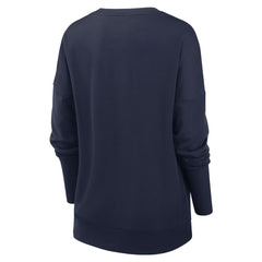 New York Giants Women's Rewind Playback Icon Performance Pullover Sweatshirt - Navy Pullover