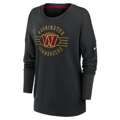 Washington Commanders Women's Rewind Playback Icon Performance Pullover Sweatshirt - Black Pullover