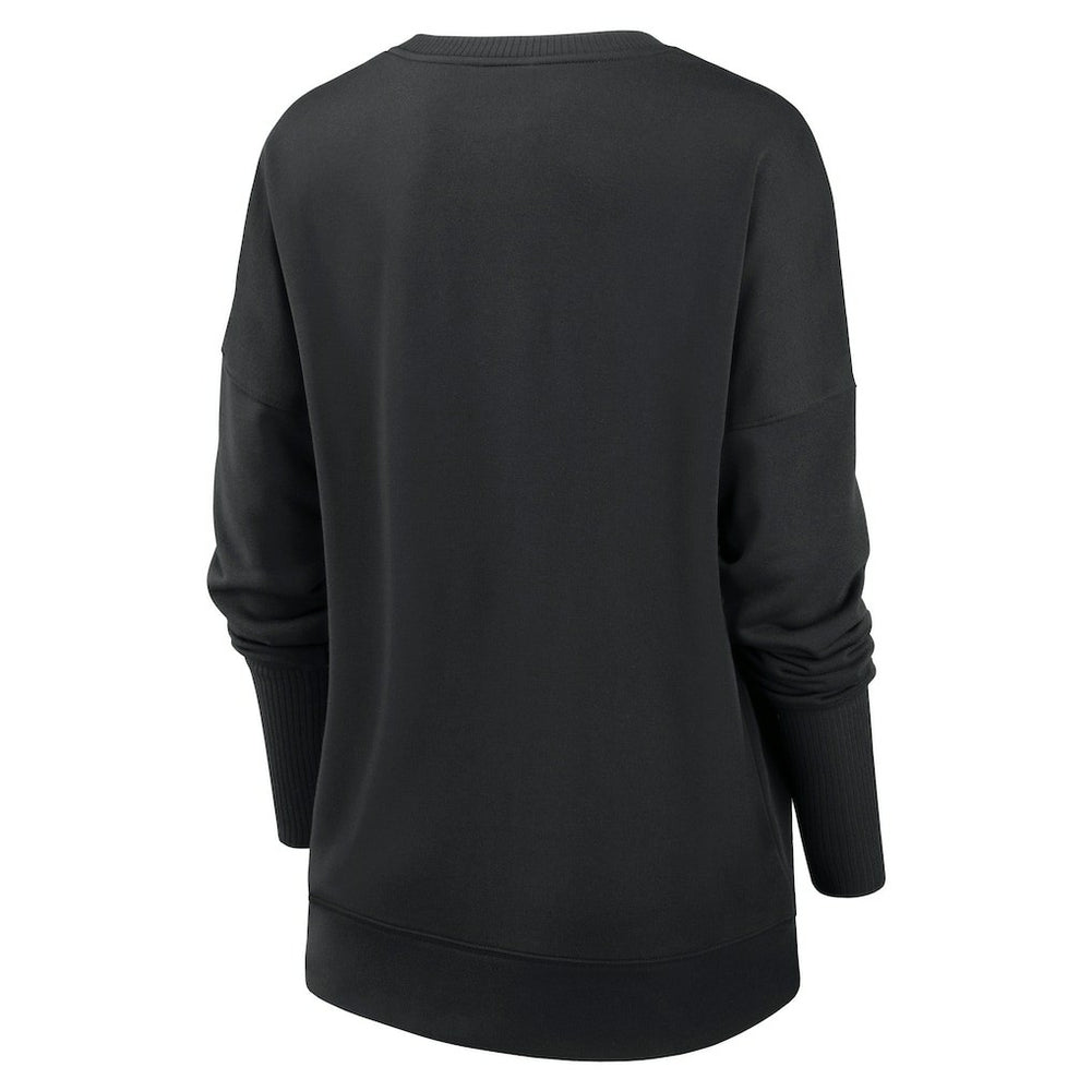Washington Commanders Women's Rewind Playback Icon Performance Pullover Sweatshirt - Black Pullover