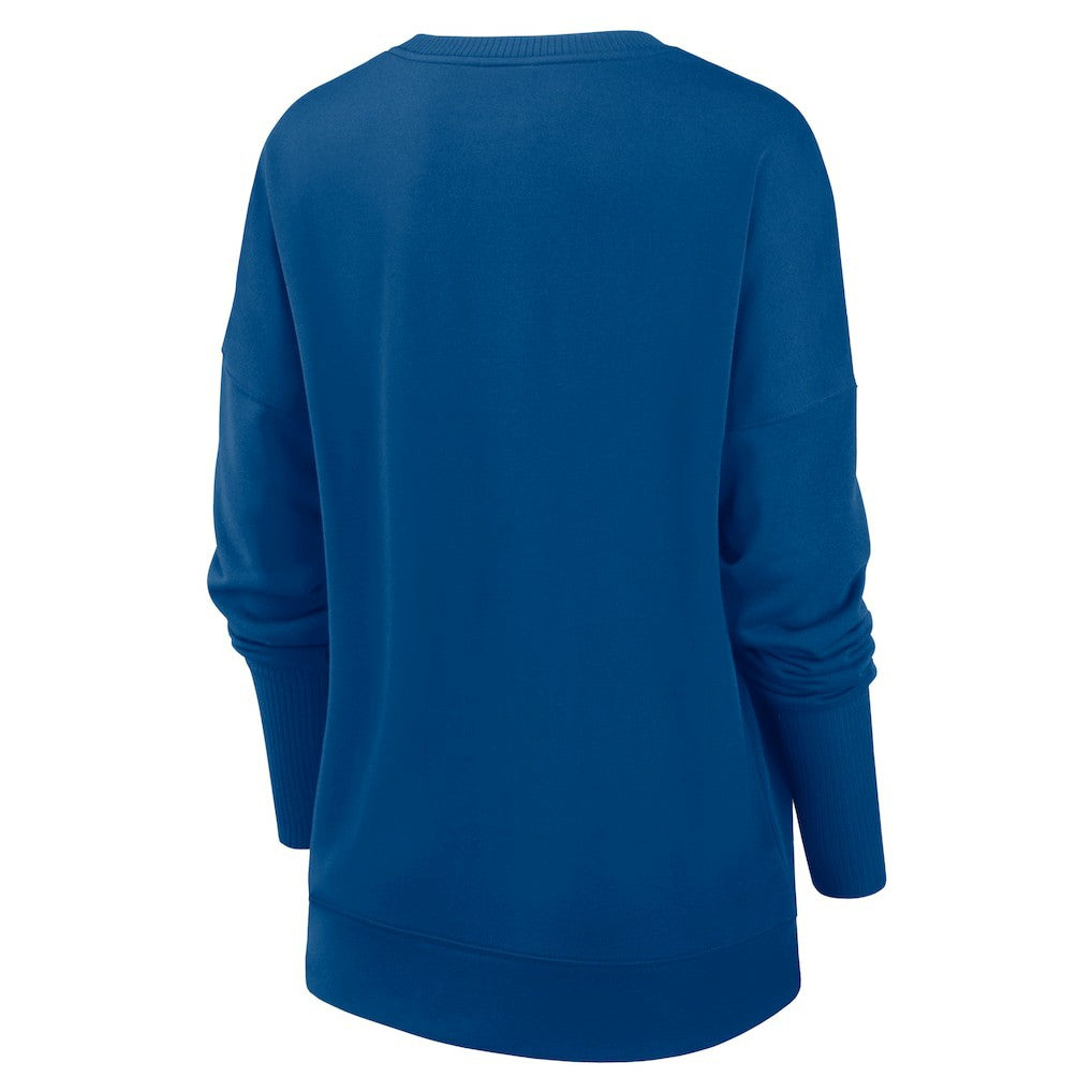 Indianapolis Colts Women's Rewind Playback Icon Performance Pullover Sweatshirt - Royal Pullover