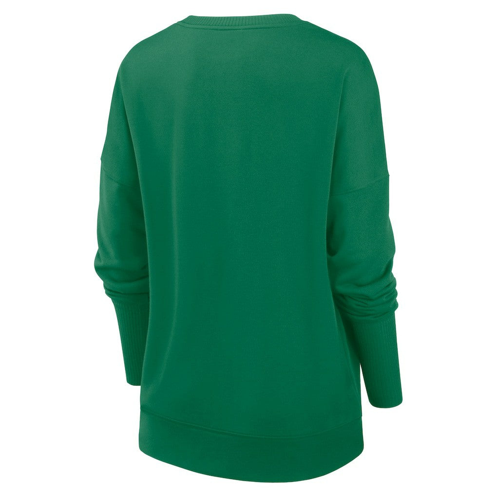 New York Jets Women's Rewind Playback Icon Performance Pullover Sweatshirt - Green Pullover