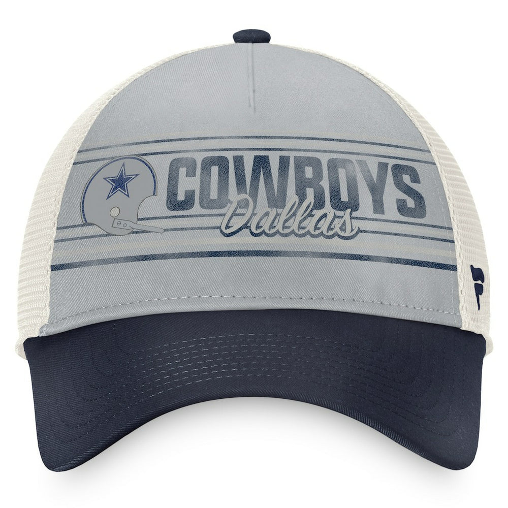 Dallas Cowboys True Classic Retro Trucker Snapback Hat - Gray/Navy Hats