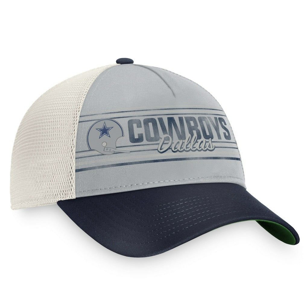 Dallas Cowboys True Classic Retro Trucker Snapback Hat - Gray/Navy Hats