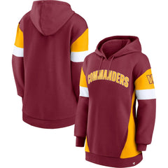 Washington Commanders Women's Lock It Down Pullover Hoodie - Burgundy/Gold Hoodies