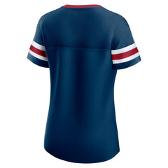Houston Texans Women's Original State Lace-Up T-Shirt - Navy T-shirts