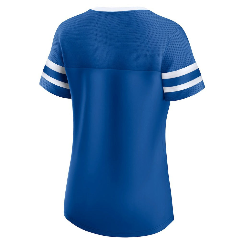 Indianapolis Colts Women's Original State Lace-Up T-Shirt - Royal T-shirts