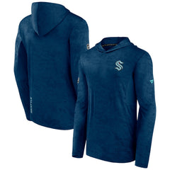 Seattle Kraken Fanatics Authentic Pro Rink Camo Pullover Hoodie - Deep Sea Blue | US 4501585