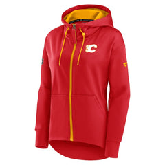 Calgary Flames Fanatics Women's Authentic Pro Rink Full-Zip Hoodie - Red | US 4502282