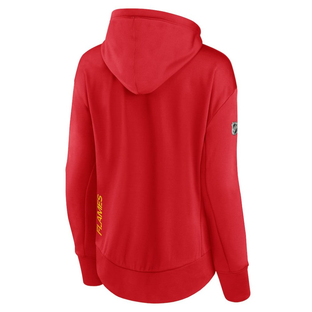 Calgary Flames Fanatics Women's Authentic Pro Rink Full-Zip Hoodie - Red | US 4502282