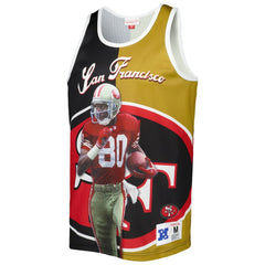 Jerry Rice San Francisco 49ers Retired Player Graphic Tank Top - Black/Gold Tops