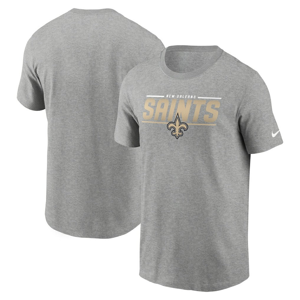 New Orleans Saints Muscle T-Shirt - Heathered Gray T-shirts