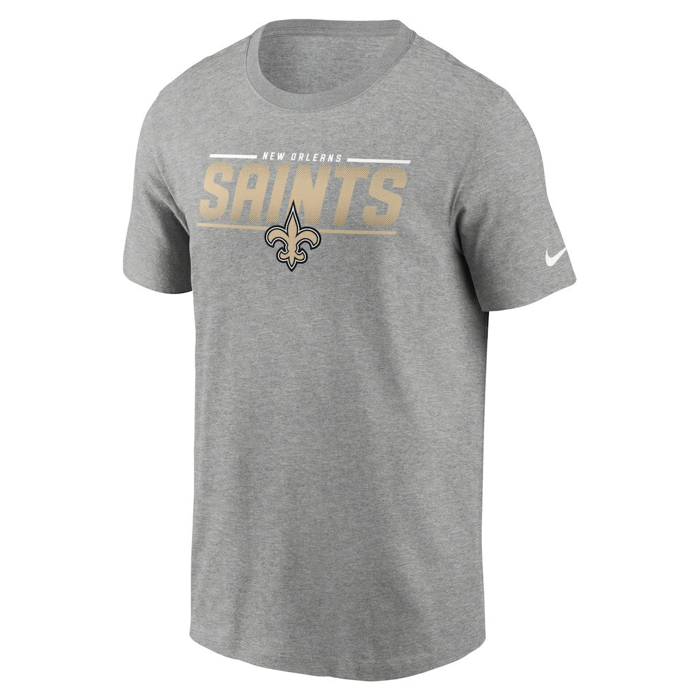 New Orleans Saints Muscle T-Shirt - Heathered Gray T-shirts