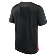 Detroit Red Wings Fanatics Authentic Pro Rink Tech T-Shirt - Black/Red | US 4503809