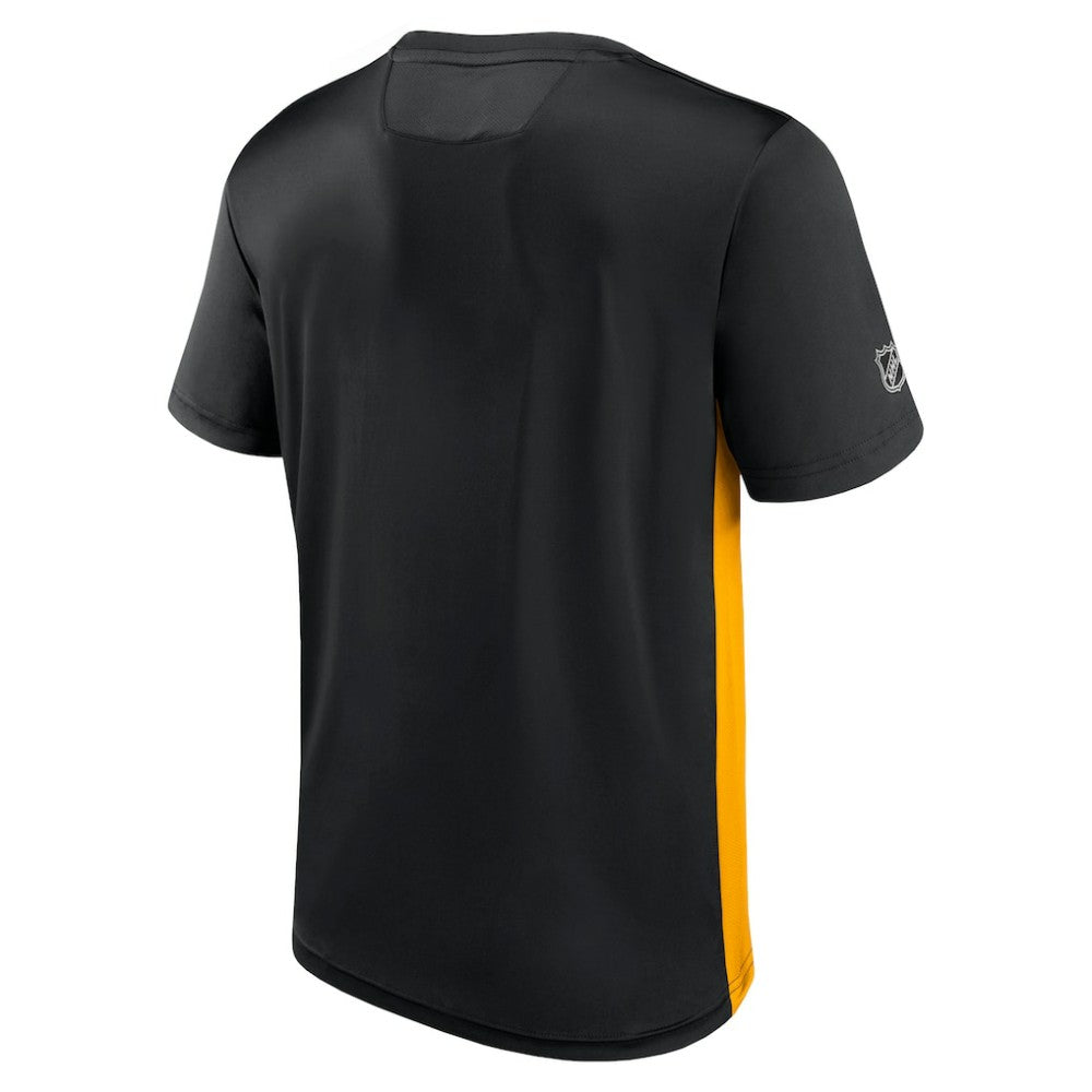 Pittsburgh Penguins Fanatics Authentic Pro Rink Tech T-Shirt - Black/Gold | US 4503814