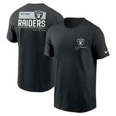 Las Vegas Raiders Team Incline T-Shirt - Black T-shirts